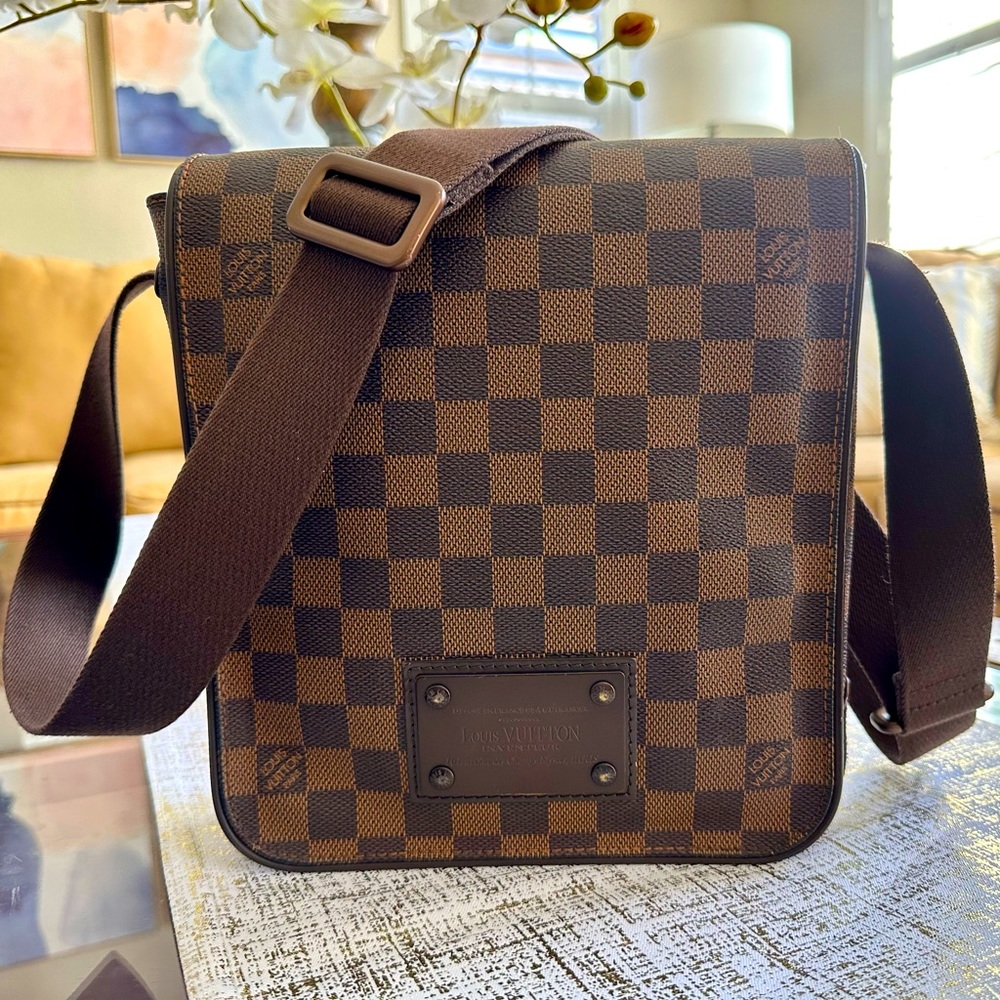 100% Authentic Louis Vuitton Brooklyn PM Crossbody Bag